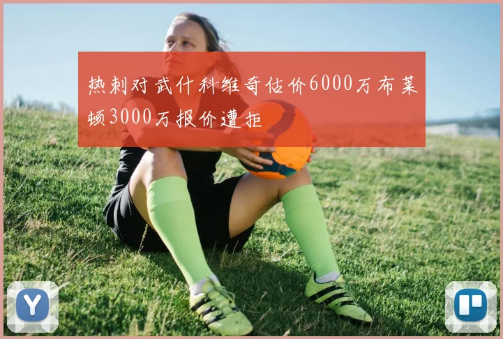 热刺对武什科维奇估价6000万布莱顿3000万报价遭拒